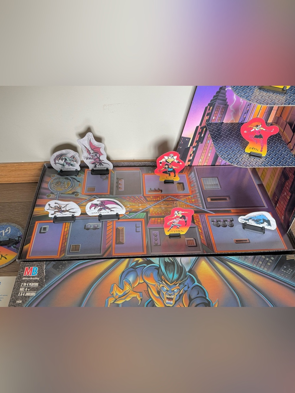 VINTAGE 1994 Disney Gargoyles Board Game Milton Bradley - 100% COMPLETE - Picture 13 of 15